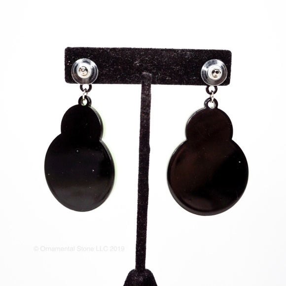 Avocado Pop Art Acrylic Retro Style Earrings #52 - Picture 2 of 5